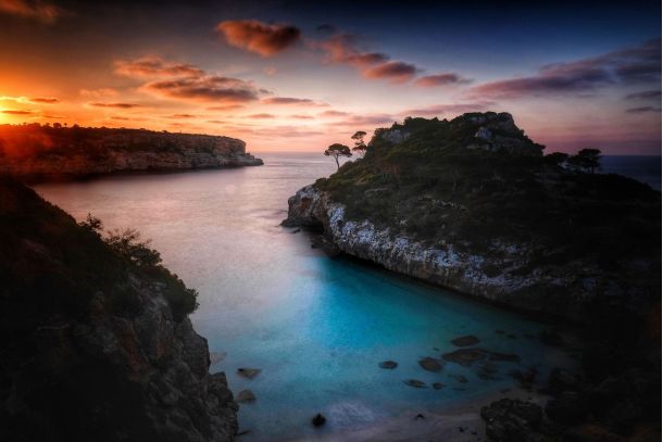 Sunset at cala des moros mallorca best beaches e8e58e09 2ec31da6